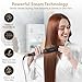 Golden Goods Professional Steam Hair Straightener, Flat Iron, Real Time Temperature Display, Quick Heat-up, 12 Adjustable Temperature Levels (110°C-230°C) Black Edition