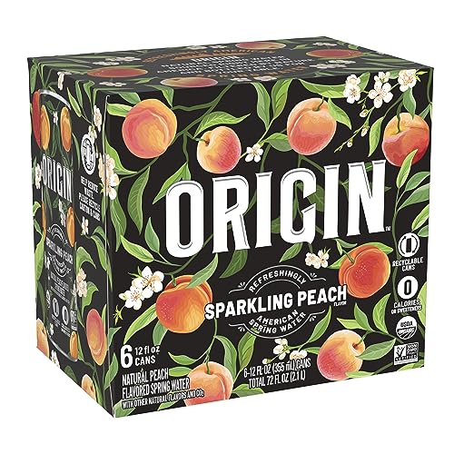 Origin Organic & Non-Gmo Peach Flavor Sparkling Water thumb #4