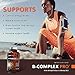 Vitamin B Complex PRO | High-Potency B Complex Vitamins with Methyl B12, Methyl Folate, and All B-Vitamins (B1, B2, B3, B5, B6, B7, B8, B9, B12) | Stress Relief & Energy Support | 90 Vegan Capsules