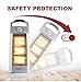 Belaco New upgraded Halogen Electric Heater Oscillating option portable heater 1200W home office room heater with free 3pcs tube replacement
