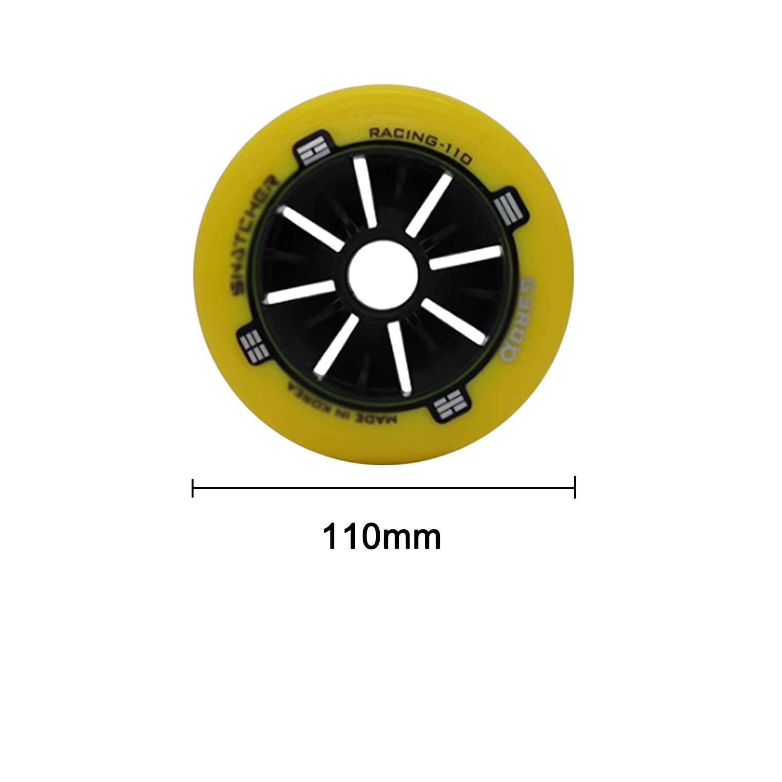 インラインスケート BIGウィール 85A 6個セット 110mm Amazon | 85A 90MM/100MM/110MM インラインスケート用ウィール（8