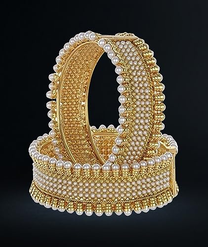 YouBella Jewellery for women Traditional Gold Plated Bangles for Women and Girls (Image - 2)