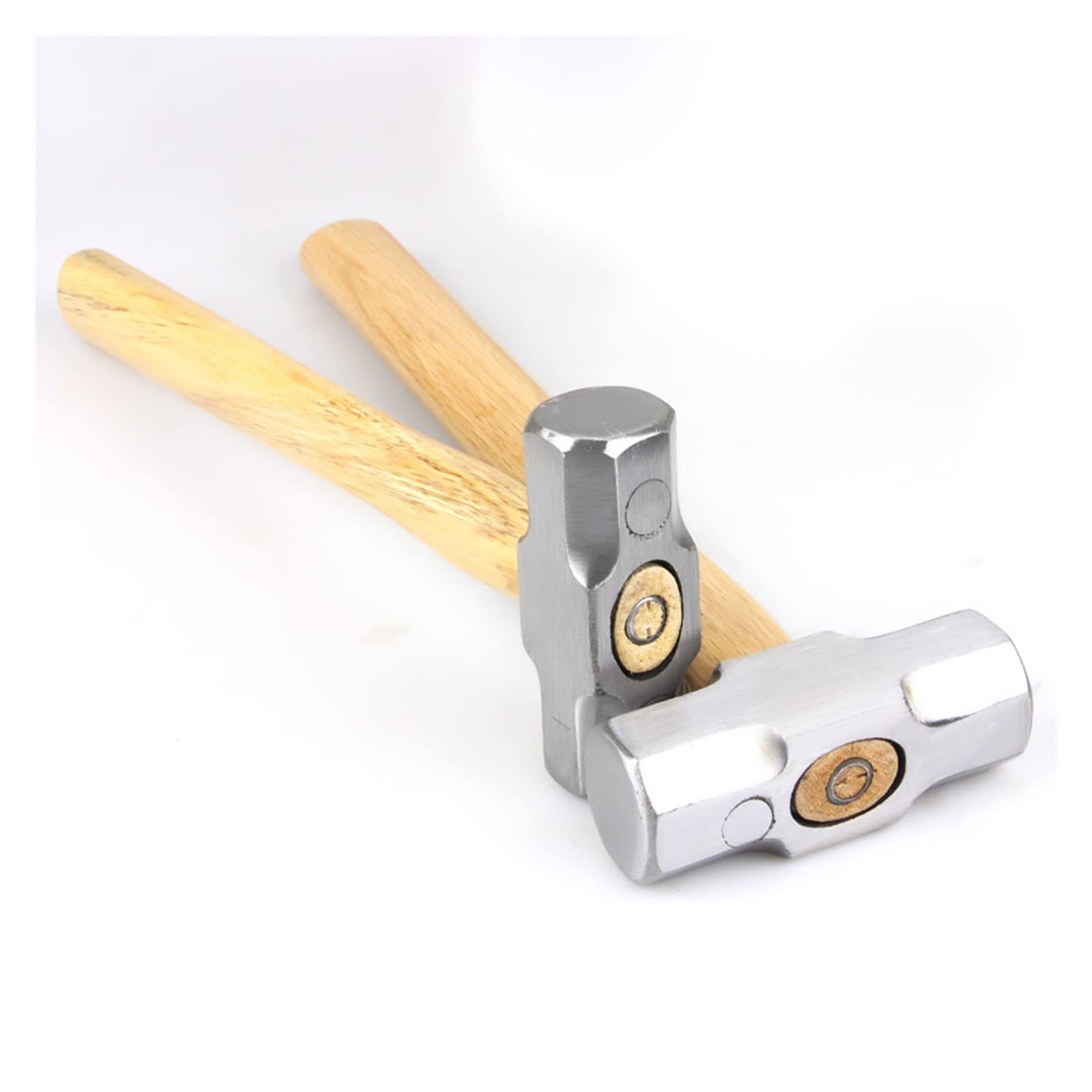 Heavy Duty drewniany uchwyt młot kowalski 1 sztuk kuta stal ośmiokątny młotek z łbem kwadratowym duży młot młot murarski 2LB 3LB 4LB wanglan (Size : 6LB)