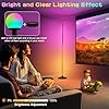 KingSom Lampada da Terra LED,175cm Lampada Angolare RGBW con Luce a Sfera,Lampada da Terra Smart con Telecomando e Bluetooth APP,16 Milioni Colori,Musica Sincronizzazione,Lampada Moderna da Terra #1