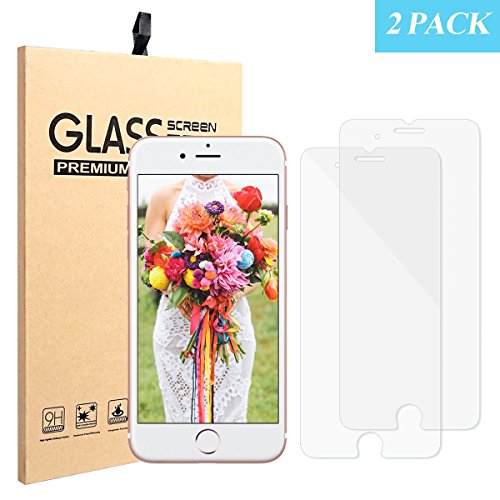 Okela iPhone 8 Plus Tempered Glass, Premium iPhone 8 Plus Screen Protector, 9H Hardness & Anti-Fingerprint for 5.5-inch iPhone 8 Plus / iPhone 7 Plus (2 Pack)