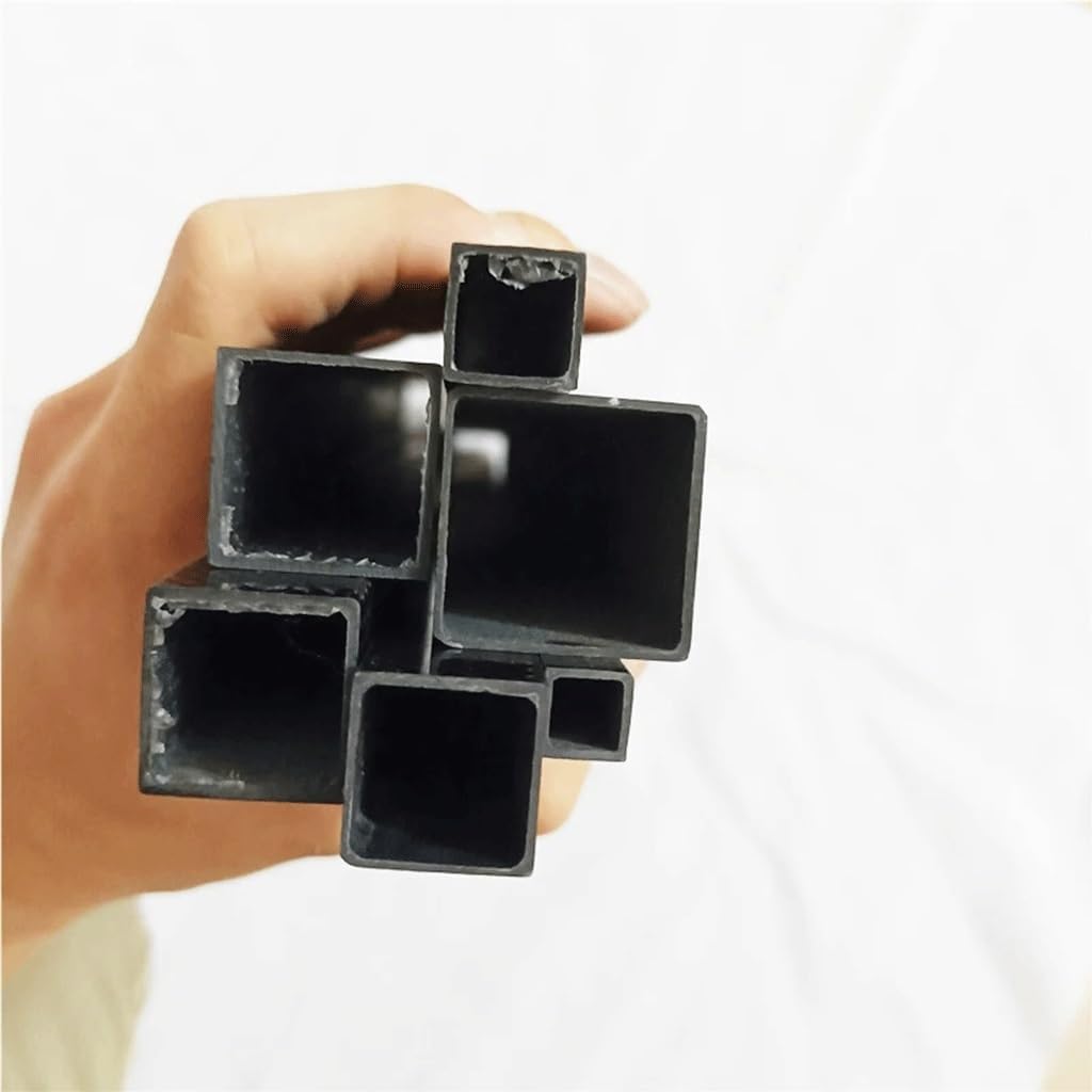 3K Full Carbon Fiber Tube Square Bar Plain Glossy Surface, for Home Garden 3K Carbon Fiber Pipe (Size : 22X22X20MM 500MM)
