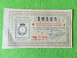  Genérico Decimo de loteria nacional antiguo octubre de 1936