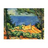 Paul Cézanne《Rote Dächer》Leinwandbild Wandbilder 