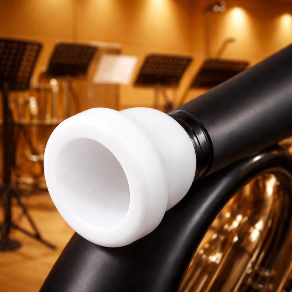 Embouchure tuba plastique MT‑20, pour débutants, accessoire instrument à vent, apprentissage musical, école musique