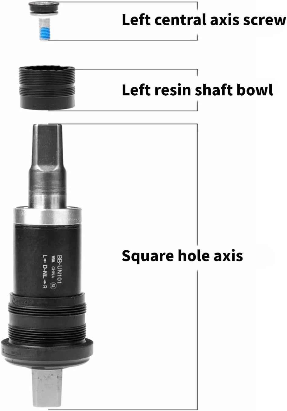 マウンテンバイク クランクセット スピードギア スクエアテーパー 軽量 クランクアーム さまざまなバイクモデル用 簡単にクランクセッ