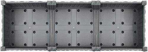 Miniatura 44 de Cama elevada, cama de jardín, maceta rectangular, jardinera de jardín, camas de jardín elevadas al aire libre, maceta de jardín de hierbas al aire