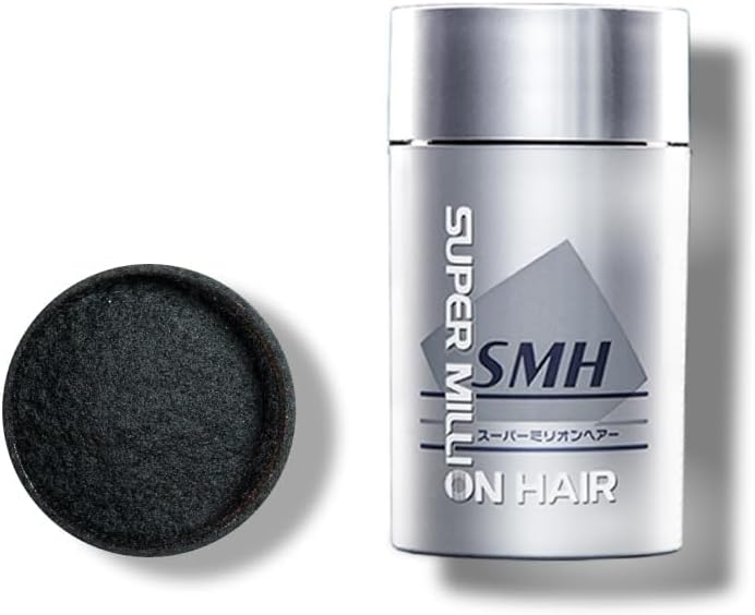 Super Million HairHair Building Fibres - 10g Black, Black, 10 g