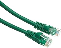 Vista 44 de CableWholesale Cable Ethernet Cat6, 24AWG, conector de placa dorada RJ45, 4 pares de cobre trenzado, par trenzado sin blindaje (UTP), cable de Blanco