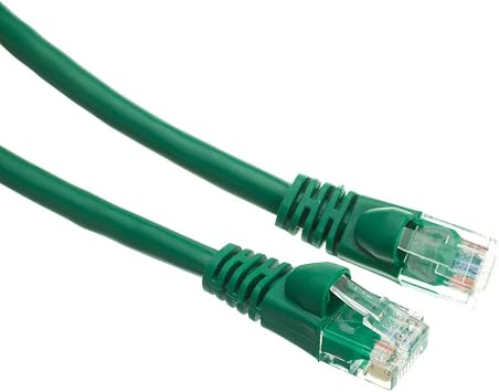 CableWholesale Cat6 UTP Ethernet Cable, Snagless Boot, PoE, 20 ft, Green