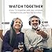 Avantree Duet - Dual Wireless Headphones for TV Watching, Clear Voice & Loud Volume for Seniors and The Hard of Hearing, Easy Plug & Play Setup, with 2.4GHz RF Transmitter & Charging Dock