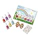 BLUESKY Lot de 6 vernis à ongles à base d'eau non-toxique pour enfants de 3 ans et plus - 5 ml - Couleurs : jaune, orange, violet, rose, bleu, nœud à cheveux et autocollants à ongles