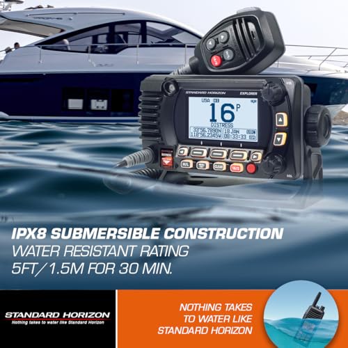 Image of Standard Horizon GX1850 Fixed Mount VHF - NMEA 2000 - Black