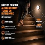 Motion Sensor Night Light Rechargeable, Magnetic Puck Lights, 3 Modes & Dimmable, Motion Sensor Stair Lights Indoor for Bedroom Bathroom Kitchen Hallway Cruise (White Light) | Magnetic Puck Lights, 3 Modes & Dimmable, For Bedroom Bathroom Kitchen Hal