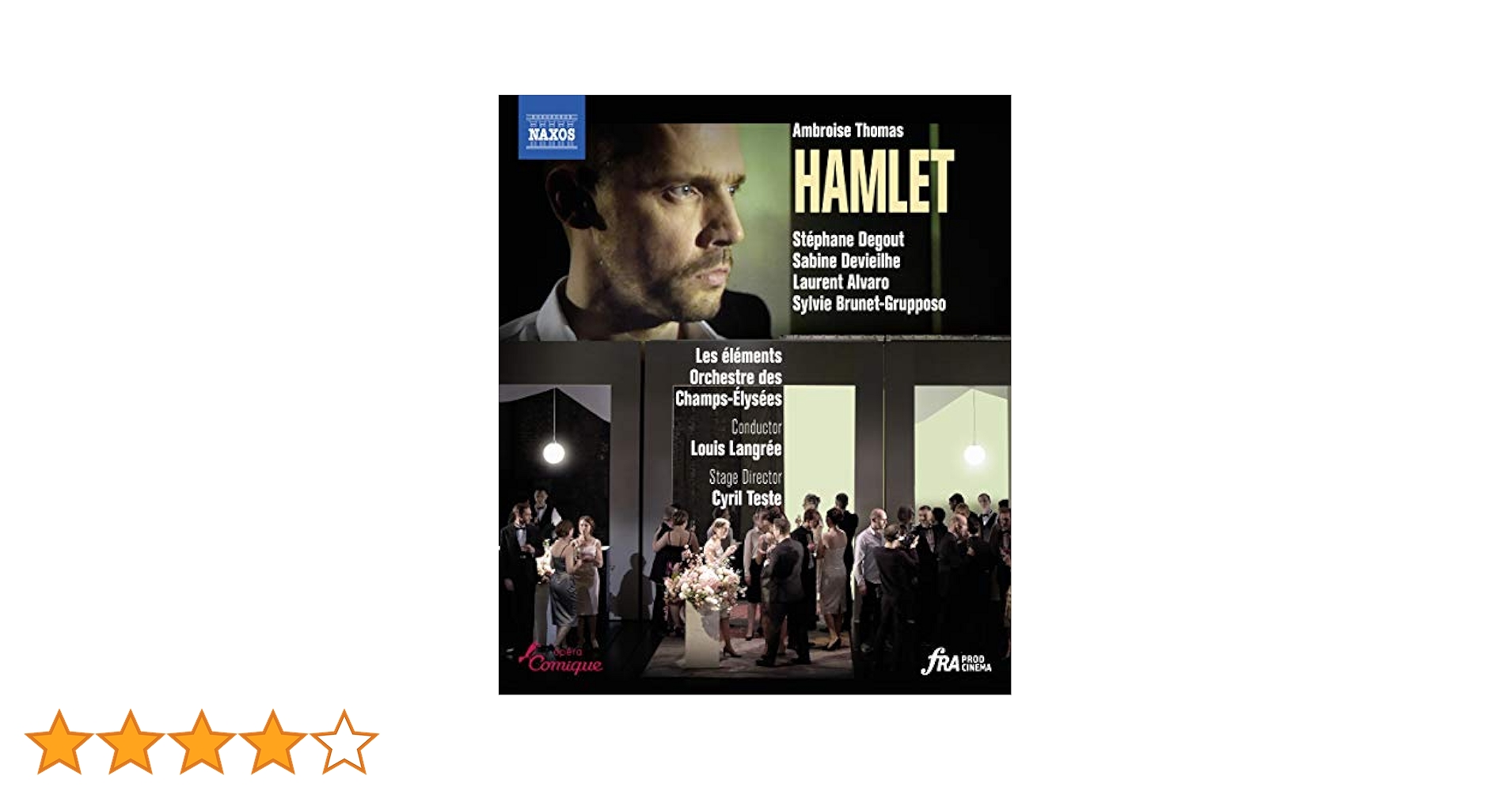 Franco Faccio, Hamlet ハムレット (オペラ) ブルーレイ Franco Faccio: Hamlet (Blu-ray) Wiener Symphoniker Prague