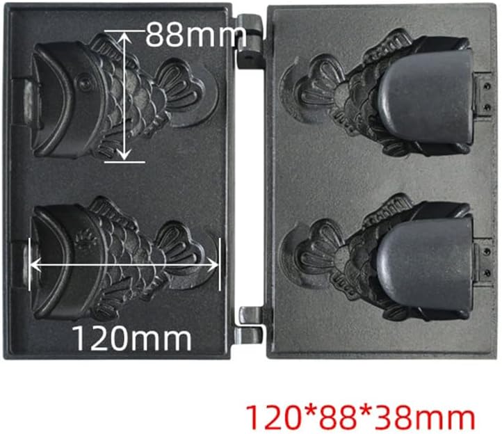 Fish Cake Taiyaki Making Machine Open Mouth Fish Ice Cream Taiyaki Waffle Maker (voltage 220v)