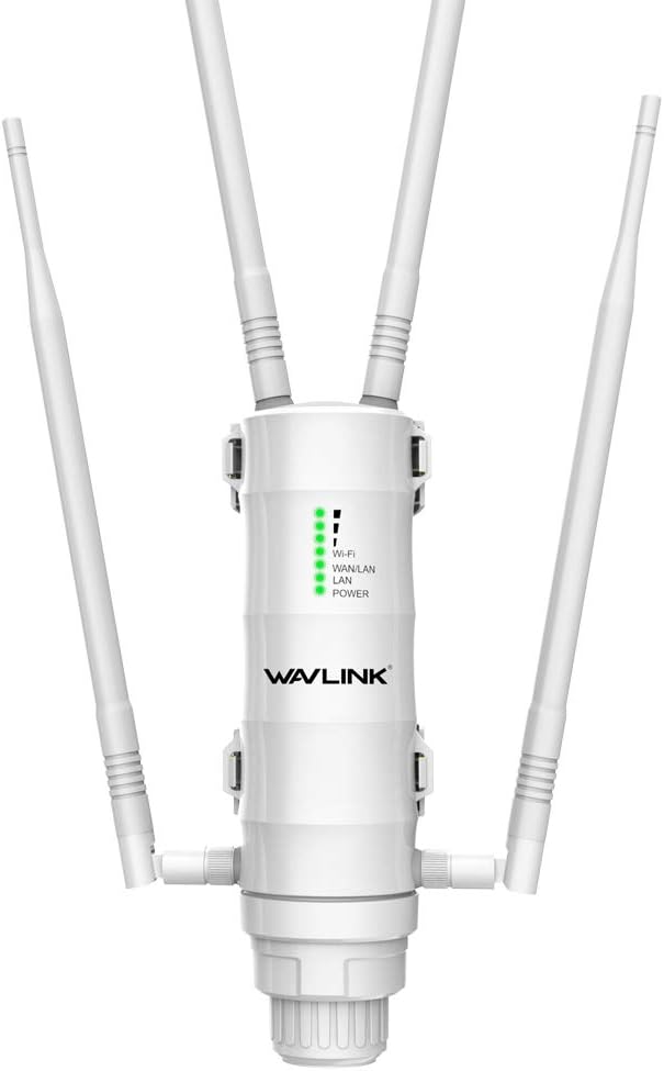 WAVLINK 1200Mbps Wifi Range Extender Booster 5ghz Wireless Access Point Wifi Repeater Dual Band Signal Amplifier with 2 x Gigabit port,4 x 5dBi Antennas,Router/Repeater/Access Point Modes 3 in 1