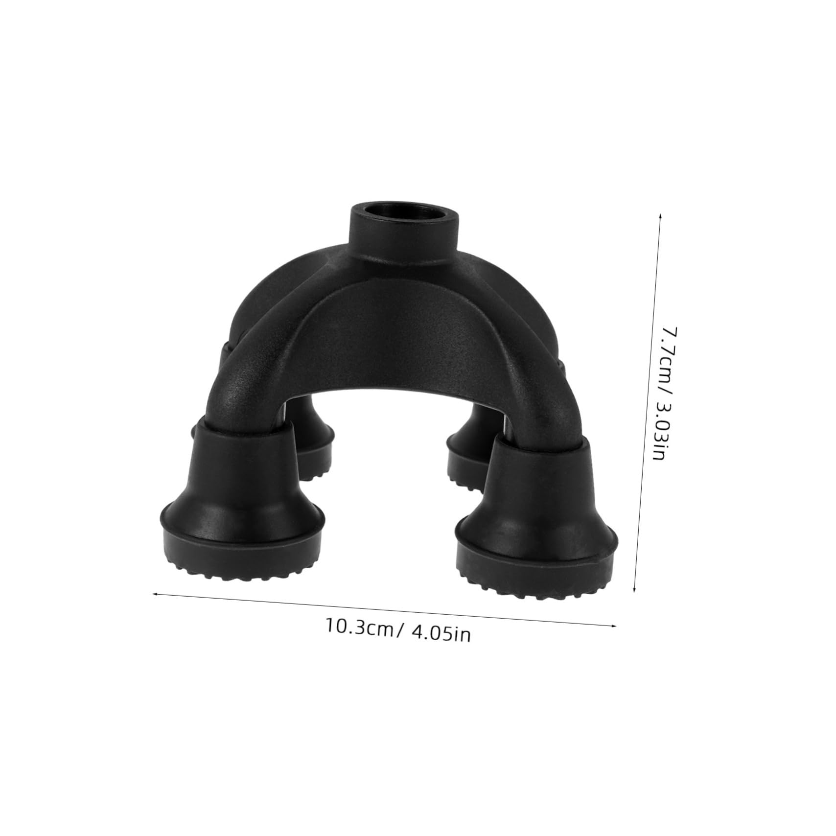 NOLITOY Trekking Pole Replacement Tip Non Slip Walking Cane Base Durable Plastic Pad for Stability Hiking Pole Accessories Suitable for Various Walking Sticks