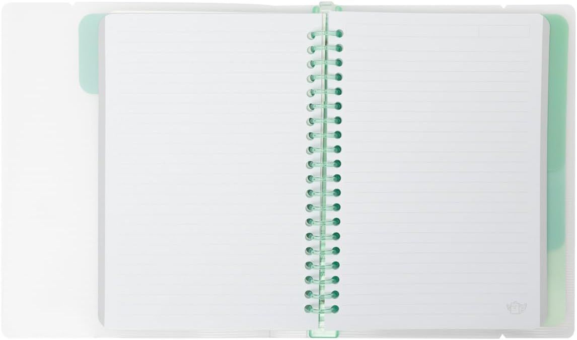 Mr. Wonderful - A5 Transparent Notebook - Life is beautiful, cheerful, colourful, wonderful - A5 notebook with translucent plastic cover