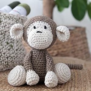 Hoooked PAK125 Häkelset Affe Amigurumi
