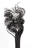 Green Floral Crafts - 2.5 Ft Extra Tall Sparkle Black Curly Ting, (Approx. 40-50 Stems)- Party Table Centerpieces