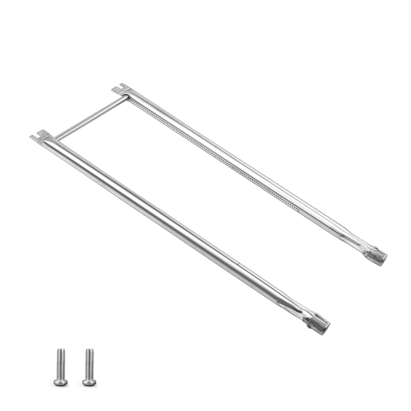 7507 27" Burner Tube Set Replacement for Weber Spirit S-200, S-210, E-200, E-210, Spirit 500, Spirit 500LX, Genesis Silver A Gas Grill Parts with Side Control, Stainless Steel Grill Burner