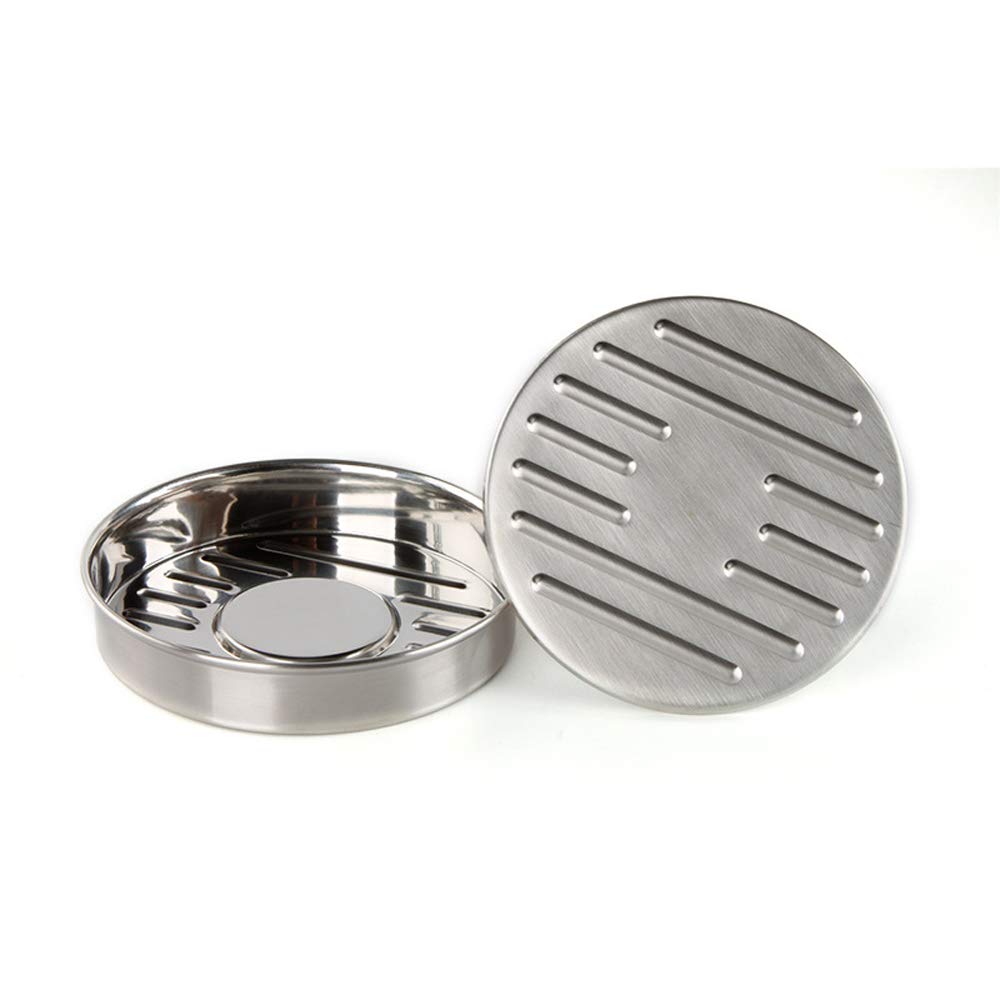 13,3 cm Burger Press Wypchany Hamburger Patty Maker Forma ze stali nierdzewnej Nieprzywierająca Presser do mięsa Niezbędne akcesoria do grillowania do suwaków do mięsa i zwykłego burgera wołowego z drewnianym uchwytem do grilla