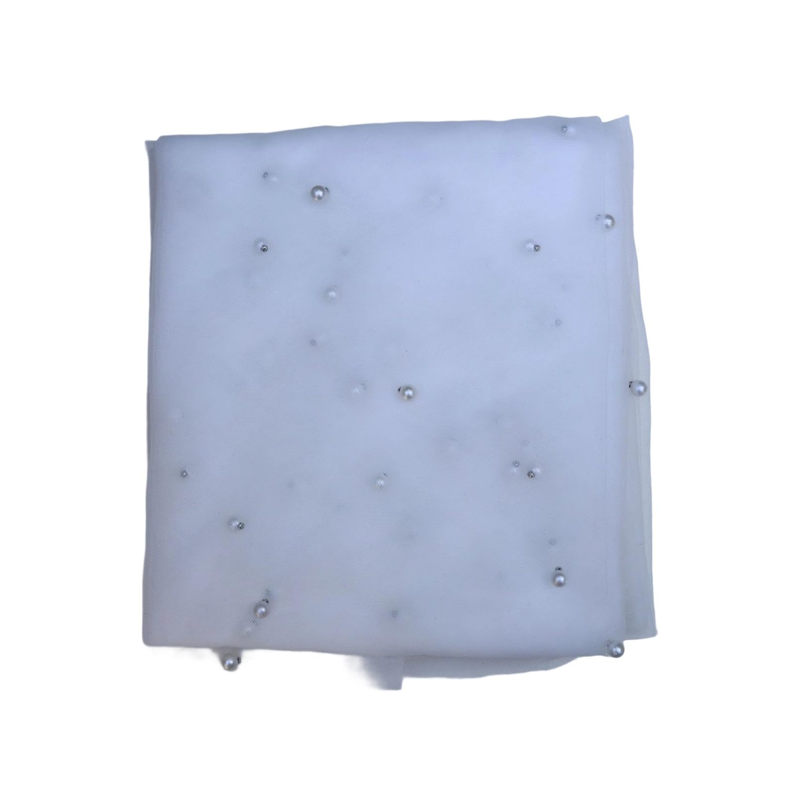 ZEPFJHE Luxurious Pearls Embellished Tulle Table Runner Gauze Dessert Tablecloth for Weddings Parties and Birthday Banquet Event Event Table Runner