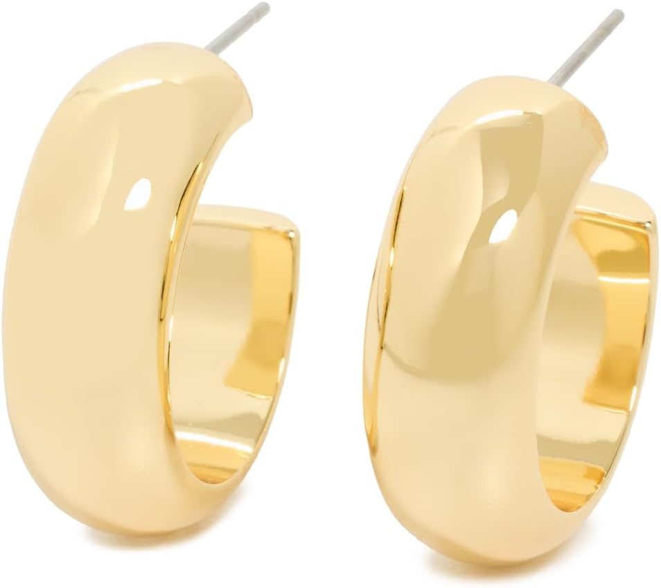 Gorjana Women's Paseo Small Hoops, Gold, One Size