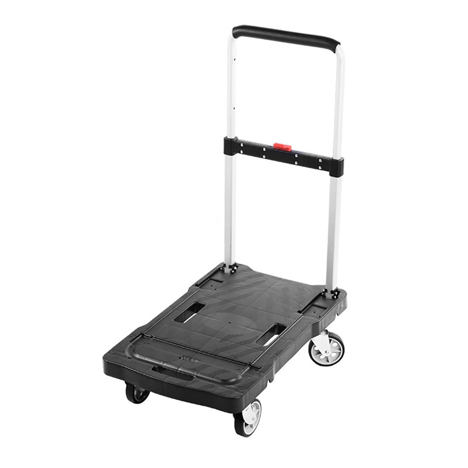 Handcart, Load Capacity 200kg/440lbs, Easy to Carry and Store, Suitable for Home, Office, Airport, School(Black)