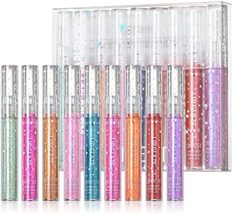 Aseawave Girls Lip Gloss, Shimmery Lip Glosses for Girls Teens & Women, | Syrupy gloss| Glossy Finish| Long-lasting| Moisturizing| Highlighting| Natural-beauty | Lip Glow Set