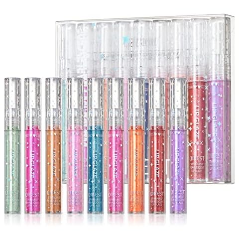 Aseawave Girls Lip Gloss, Shimmery Lip Glosses for Girls Teens & Women, | Syrupy gloss| Glossy Finish| Long-lasting| Moisturizing| Highlighting| Natural-beauty | Lip Glow Set Cover