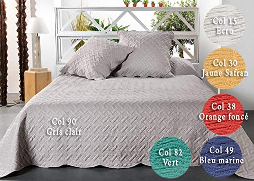 Linder sprei, 100% polyester, geel, 250 x 260 cm - Image 3