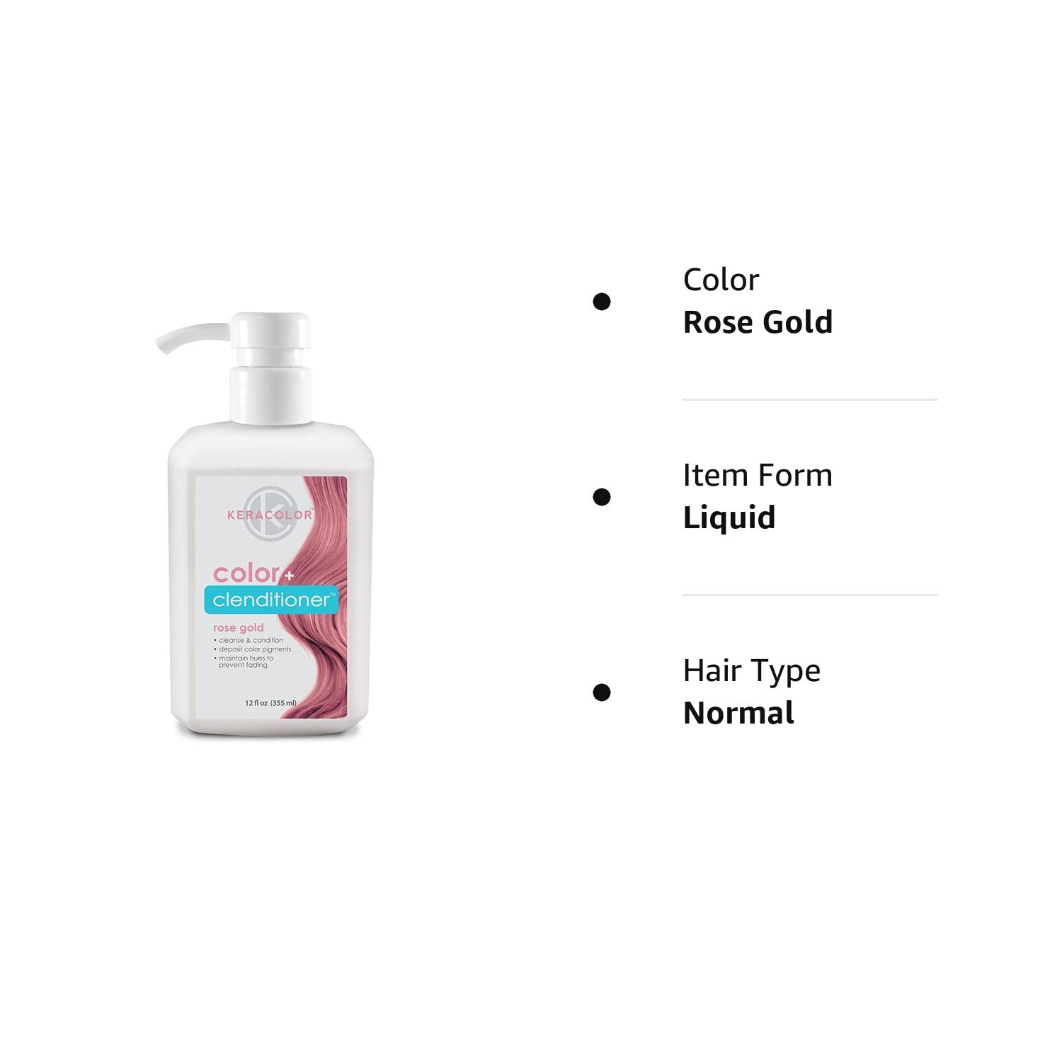 Keracolor Clenditioner MINT Hair Dye - Semi Permanent Hair Color Depositing Conditioner, Cruelty-free, 12 Fl. Oz. : Beauty & Personal Care