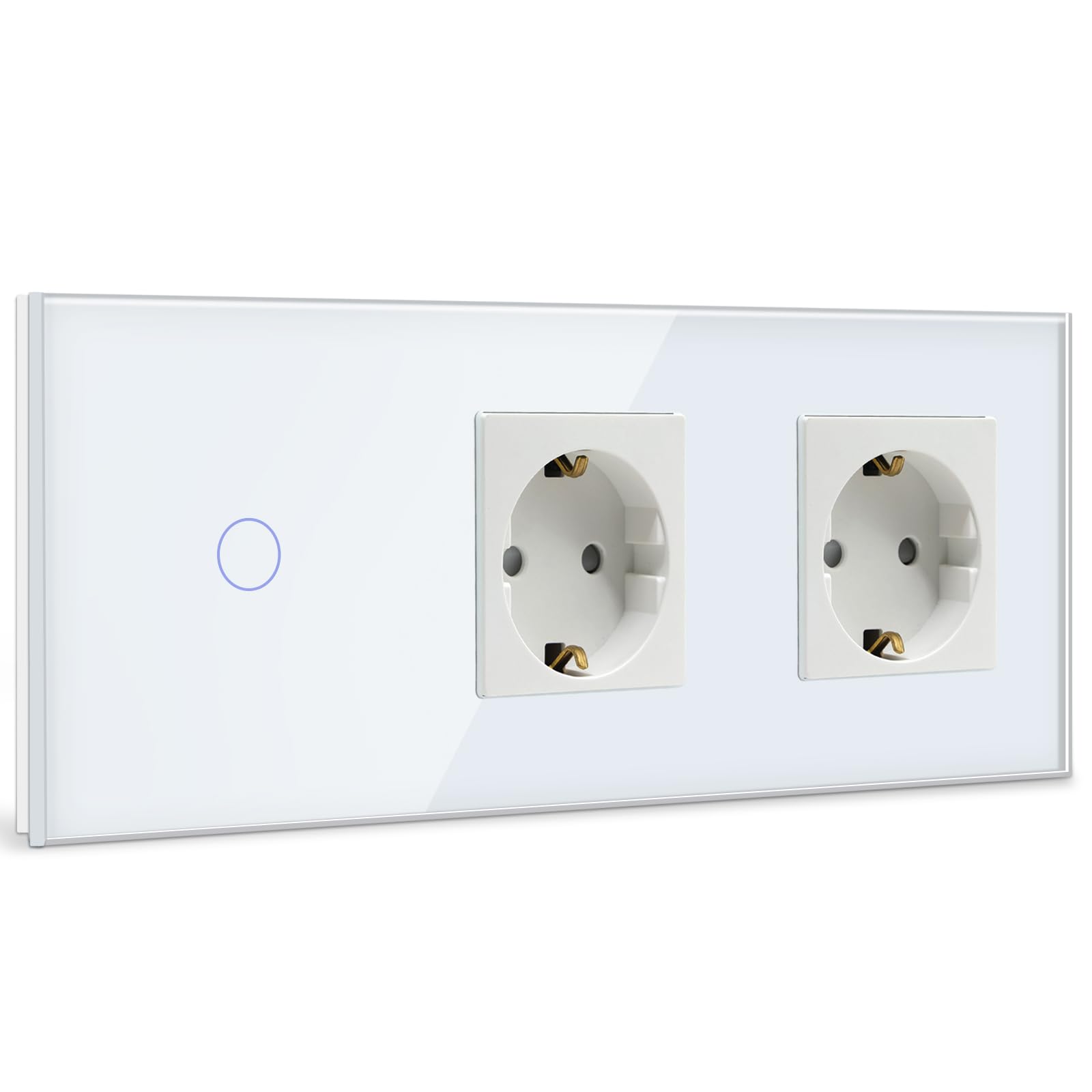 BSEED Touch Lichtschalter Touch Schalter Unterputz 1/2/3 Fach 1/2 Wege