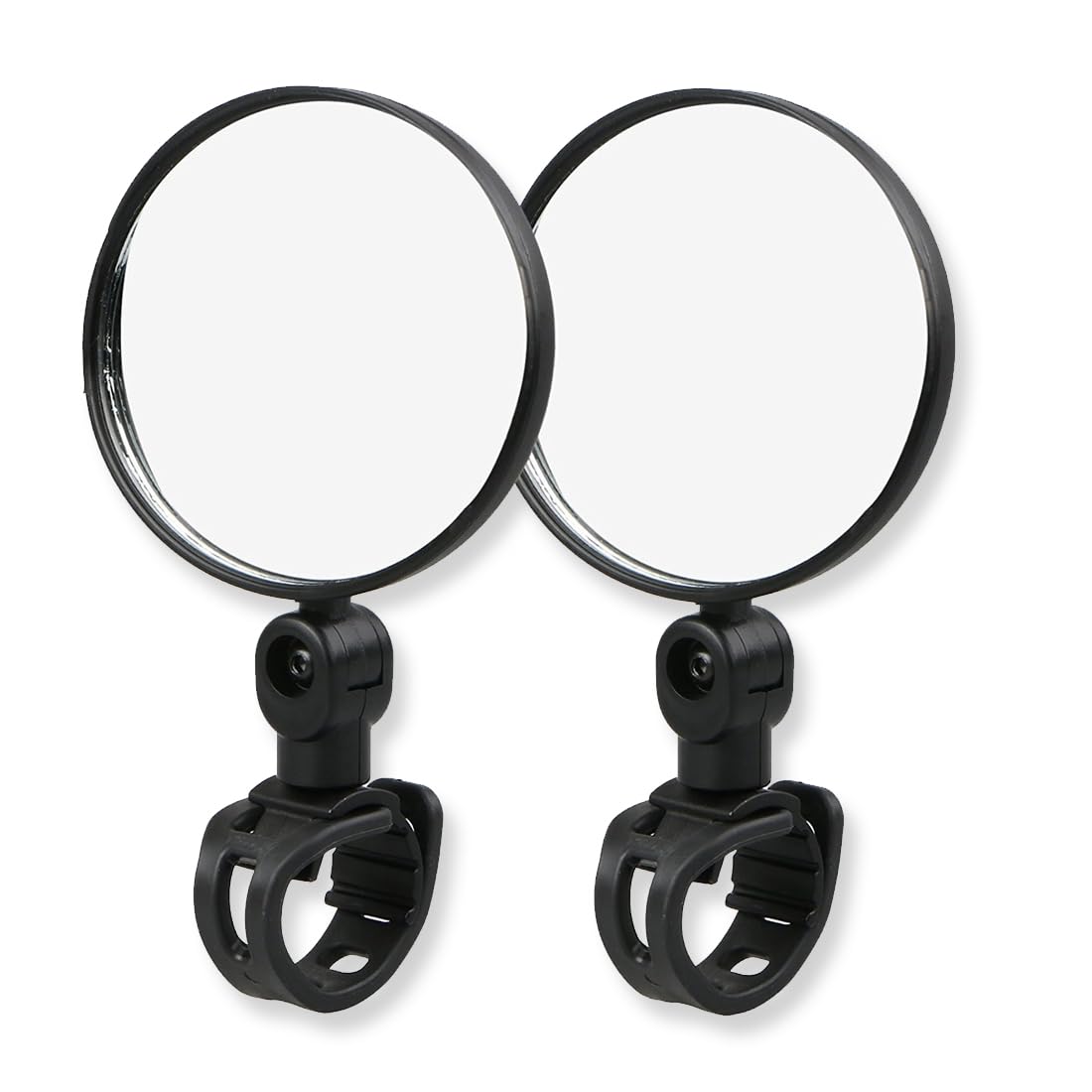 Specchietto Retrovisore Bicicletta, 2 Pezzi, 360° HD Regolabile Rotazione, Convesso, Universale e Sicuro, Ciclismo Retrovisori, Per Veicoli Elettrici, Bici da Strada di Montagna (15-32mm)