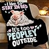 Pig Blanket Gifts for Piggy Lover Throw Blanket Pigs Theme Soft Cozy Fleece Fuzzy Plush Flannel Blankets Gifts for Women Girls Men Kids Adults 50"X40" #3