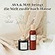 AVA & MAY Barcelona Duftkerze (180 g) – vegane Sojawachs-Kerze mit 40 Stunden Brenndauer – mit hochwertigem Duftöl aus Himbeere, Jasmin und Kandis