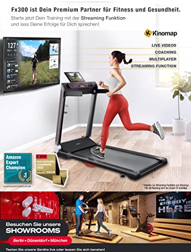 Sportstech FX300 Ultra Slim Faltbares Laufband -Deutsches Qualitätsunternehmen|Video-Event & Multiplayer-App,USB… – Bild 4