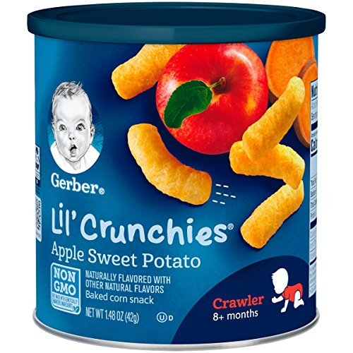 Gerber Graduates Lil  Crunchies, Apple Sweet Potato, 1.48 Ounce (Pack of 6)