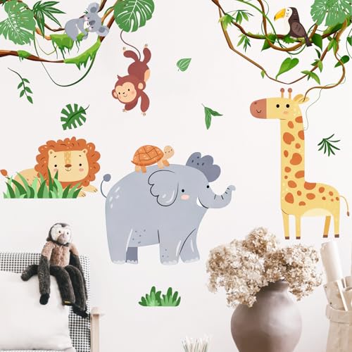 Vinilos Decorativos Mfault Animales Tropicales 35x12 in miniatura 3