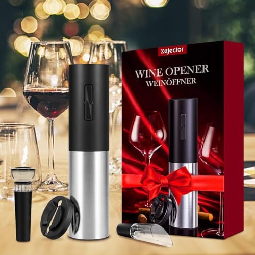 Tire Bouchon électrique - TD® - Rechargeable - Acier Inoxydable - Design Contemporain - 23,5 Cm - La Cave