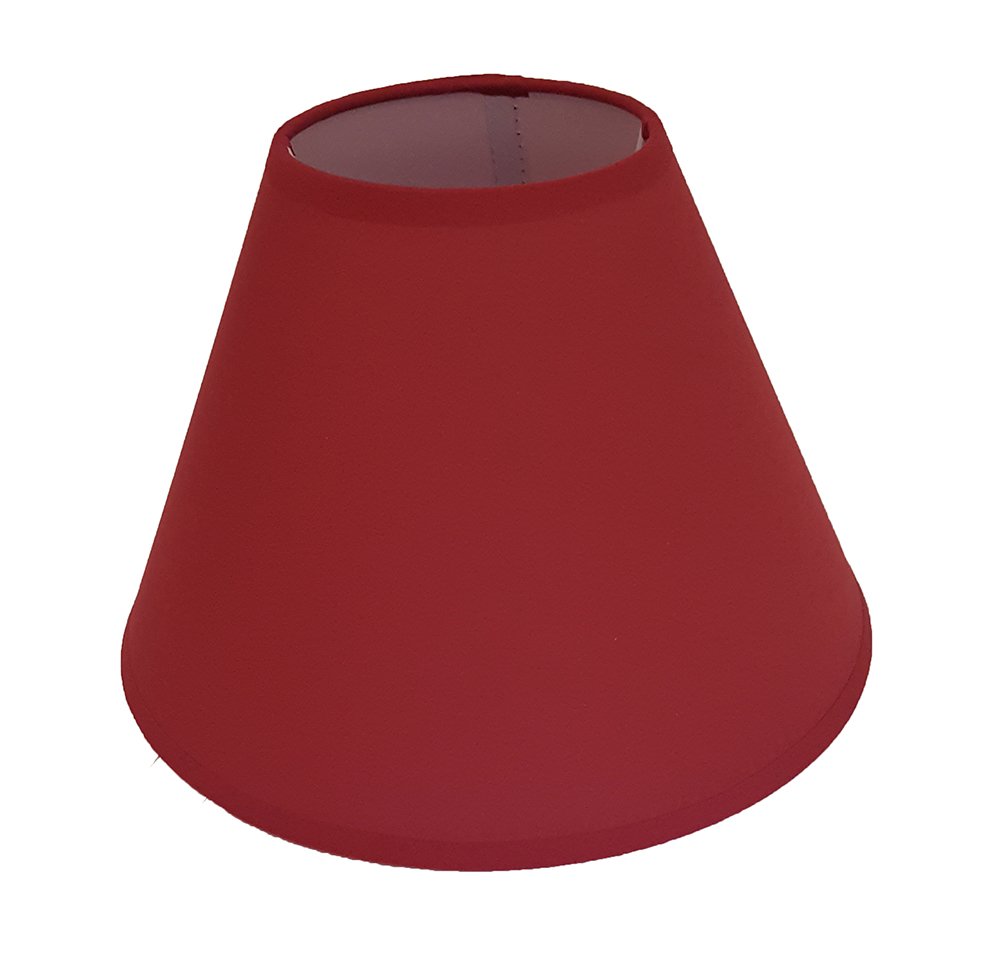 Lights Linen Red 9" Coolie Ceiling Table Lamp Shade Black Cream Lt Blue Lt Green Navy Peach - Main Colour: