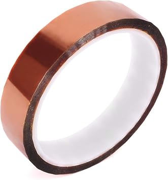 SIKUAI 1Roll 20mm x 33m Kapton Tape Adhesive Sticky Tape High Temperature Resistant Polyimide