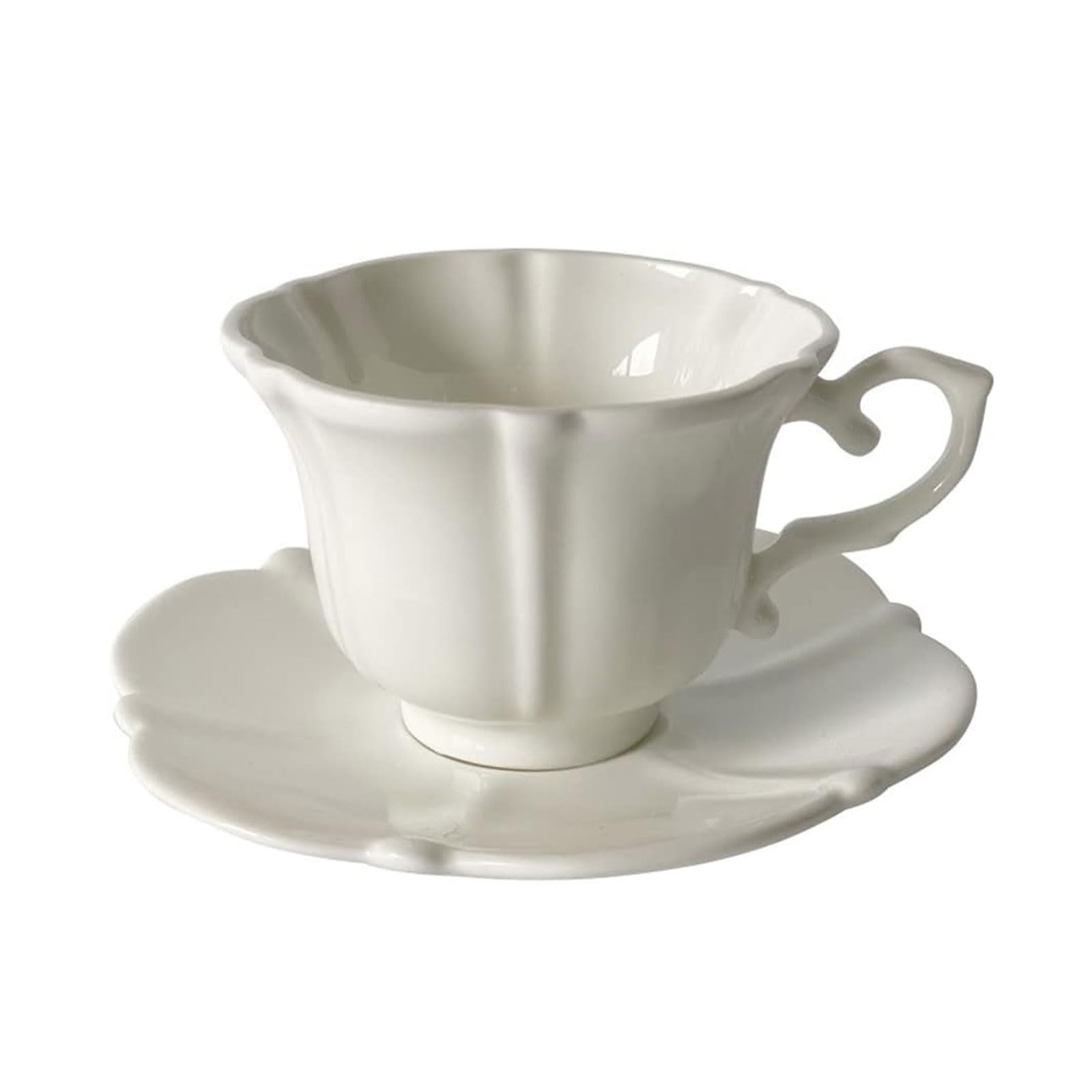 Tasse à thé avec soucoupe ensemble céramique pour fête de thé