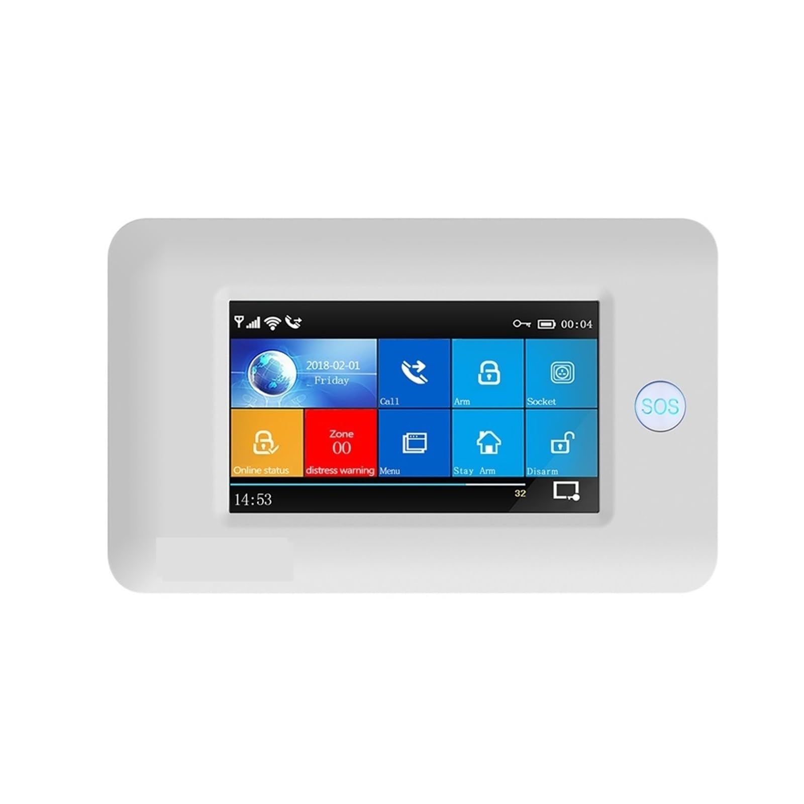 CUDTAPI Wireless Home Alarm System With Motion Sensor Burglar Kit(Set-A)